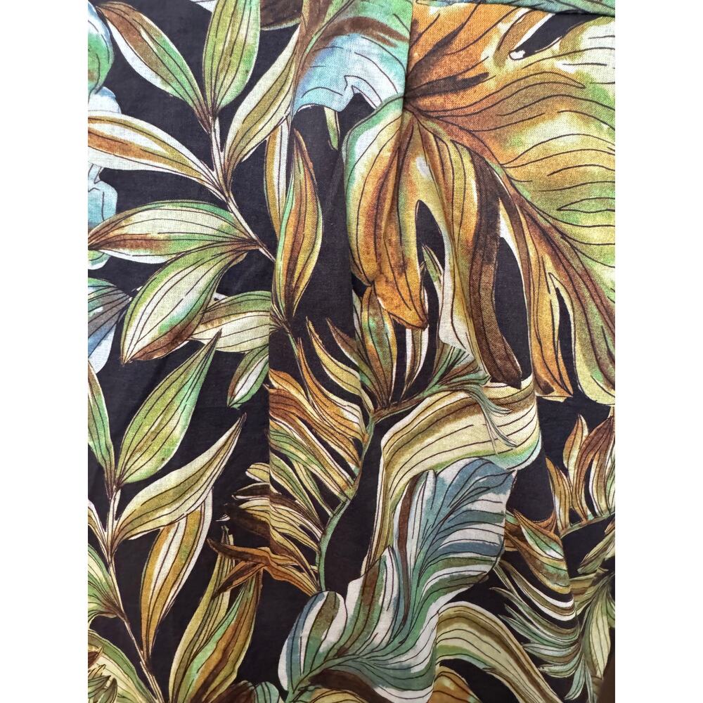 New ~ CHARLIE HOLIDAY ~ Tropical Palm Indie Shirt Size XS Oversized - Picture 7 of 10